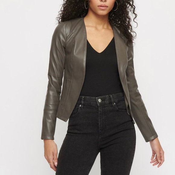 Dynamite Jackets & Blazers - NWOT Dynamite open front vegan leather jacket, L